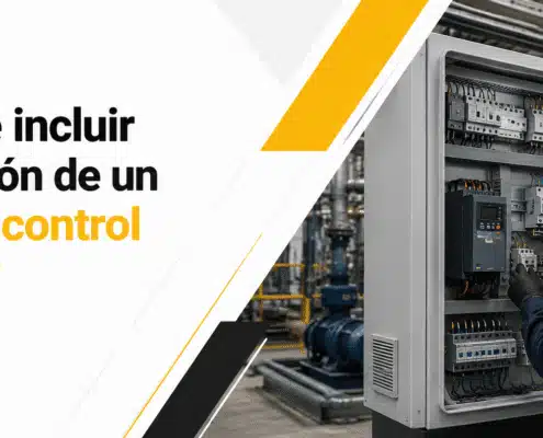 que debe incluir la instalacion de un tablero de control industrial