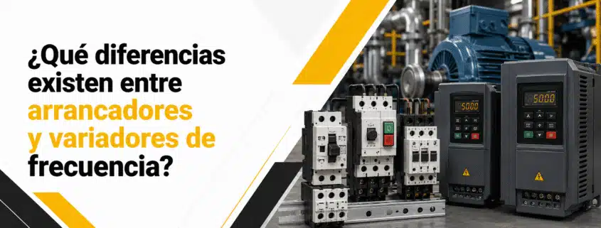 que diferencias existen entre arrancadores y variadores de frecuencia
