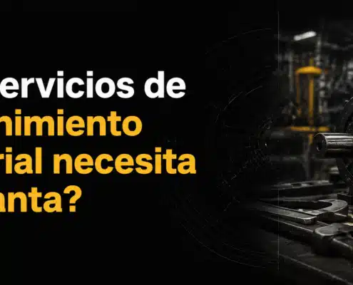 que servicios de mantenimiento industrial necesita una planta