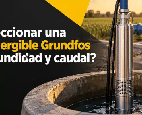 como seleccionar una bomba sumergible grundfos segun profundidad y caudal
