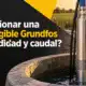 como seleccionar una bomba sumergible grundfos segun profundidad y caudal
