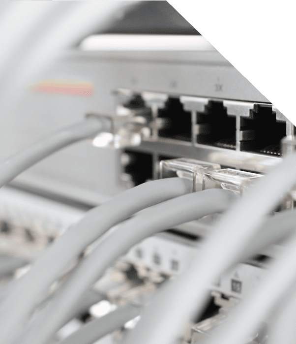 Conexiones de cableado en un sistema industrial