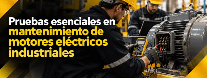 pruebas esenciales en mantenimiento de motores electricos industriales