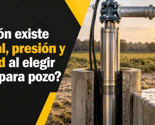que relacion existe entre caudal presion y profundidad al elegir una bomba para pozo